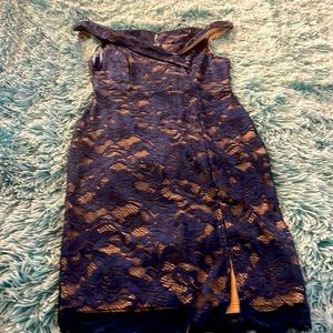 Off the shoulder cocktail dress